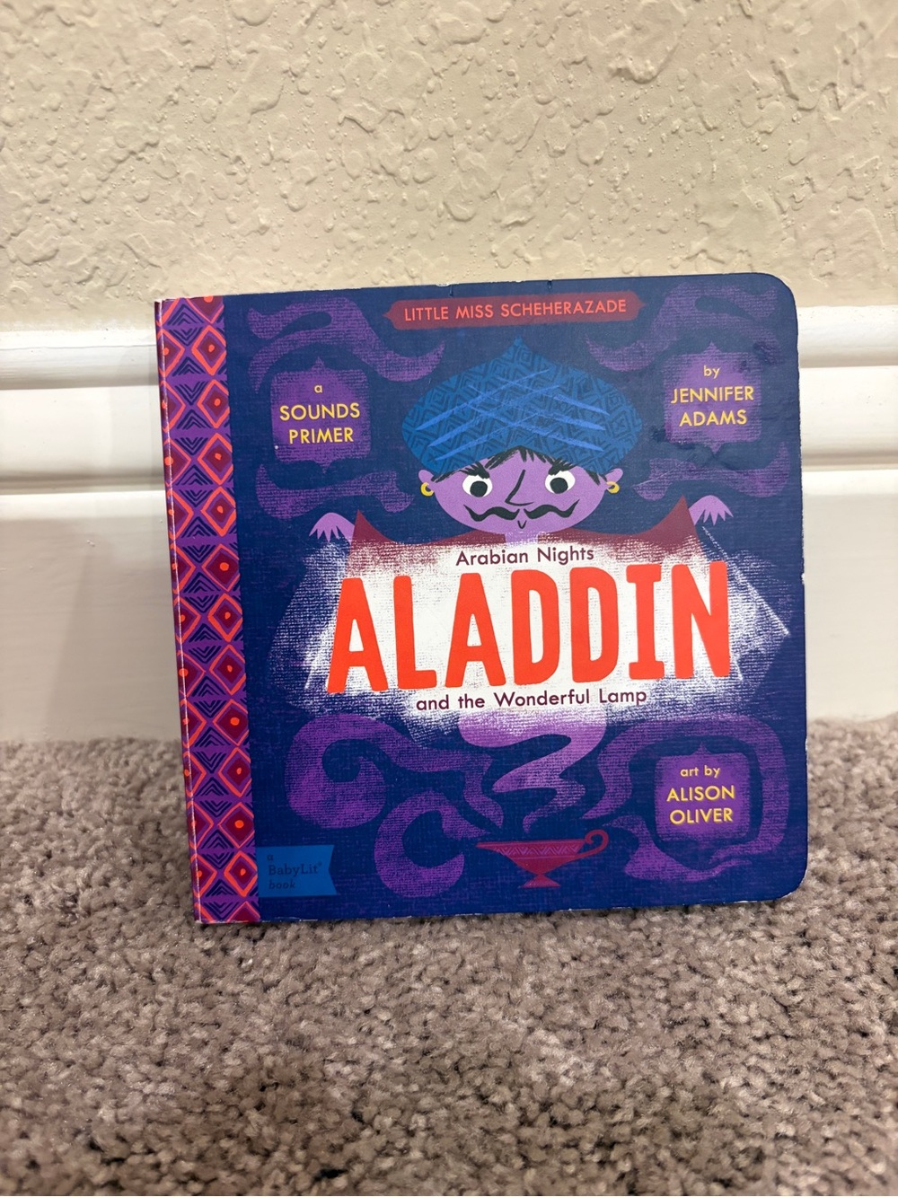 Aladdin and the Wonderful Lamp - Purple Kids Board Book